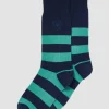 Wimbledon Socks*Socks Rugby - Navy & Green