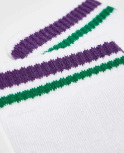 Wimbledon Socks*Socks Short Cuff Stripe