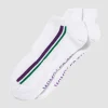 Wimbledon Socks*Socks Trainer Stripe