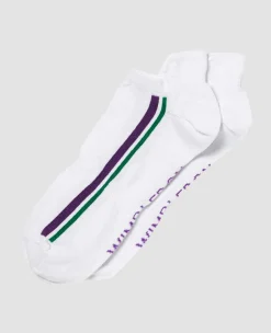 Wimbledon Socks*Socks Trainer Stripe