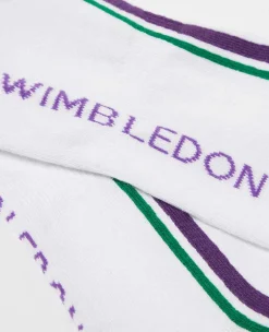 Wimbledon Socks*Socks Trainer Stripe