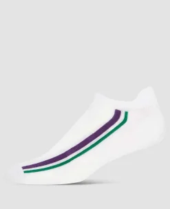 Wimbledon Socks*Socks Trainer Stripe