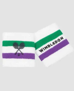 Wimbledon On-Court Accessories*Sweatband Pair - White