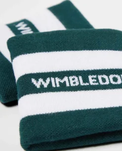 Wimbledon On-Court Accessories*Sweatbands Twin Pack - Green