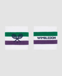 Wimbledon On-Court Accessories*Sweatbands Twin Pack - White