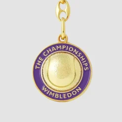 Wimbledon Keyrings*Tennis Ball Logo Keyring