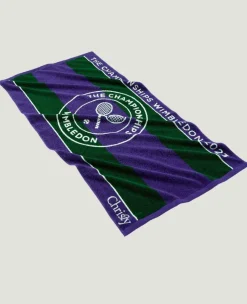 Christy On-Court Accessories*Wimbledon Championships Towel 2023 - Classic Green & Purple