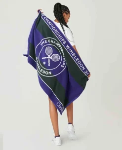 Christy On-Court Accessories*Wimbledon Championships Towel 2023 - Classic Green & Purple