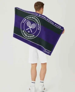 Christy On-Court Accessories*Wimbledon Championships Towel 2023 - Classic Green & Purple