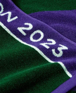 Christy On-Court Accessories*Wimbledon Championships Towel 2023 - Classic Green & Purple