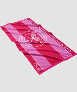 Christy On-Court Accessories*Wimbledon Championships Towel 2023 - Seasonal Pink & Fuchsia