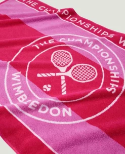 Christy On-Court Accessories*Wimbledon Championships Towel 2023 - Seasonal Pink & Fuchsia