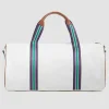 Wimbledon Travel* Clubhouse Barrel Bag - White