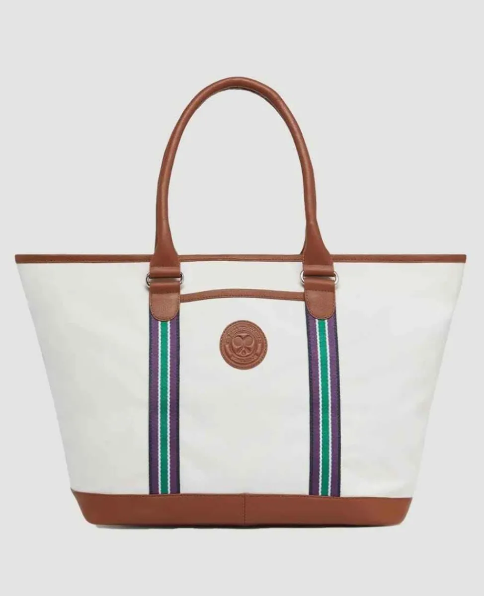 Wimbledon Totes* Clubhouse Totebag - White