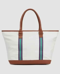 Wimbledon Totes* Clubhouse Totebag - White