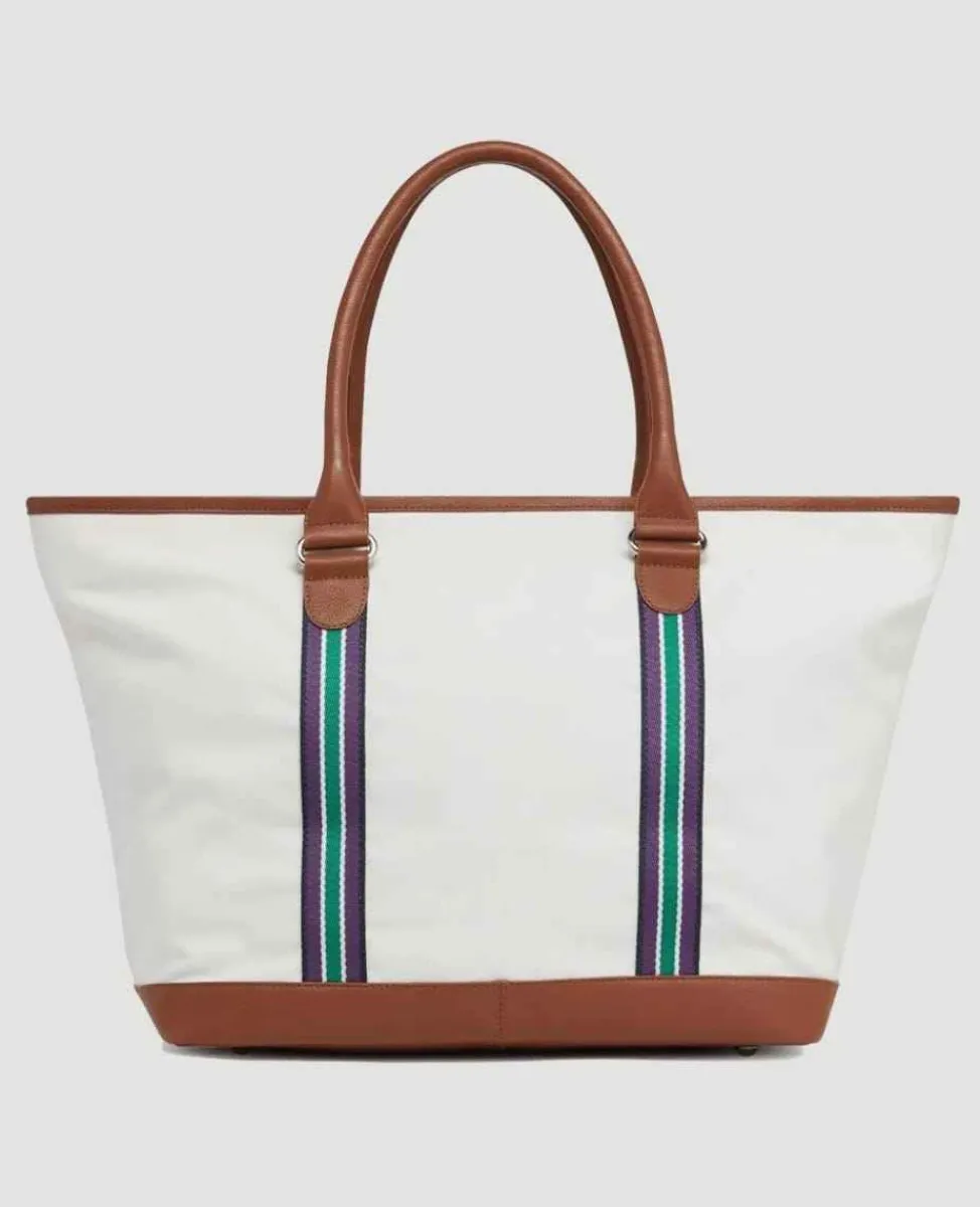 Wimbledon Totes* Clubhouse Totebag - White