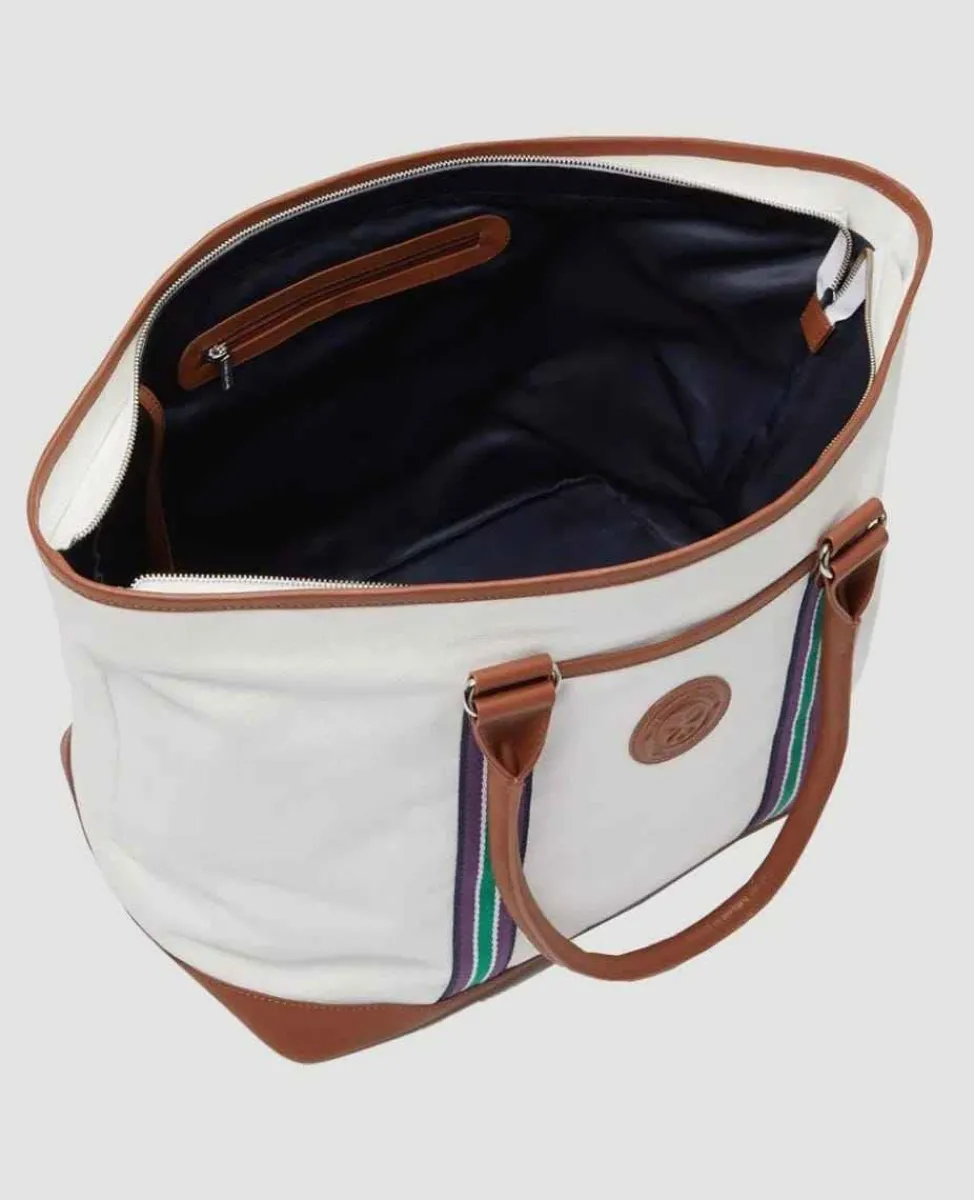 Wimbledon Totes* Clubhouse Totebag - White
