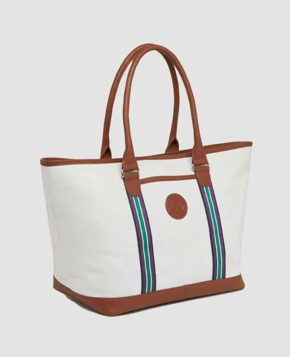 Wimbledon Totes* Clubhouse Totebag - White