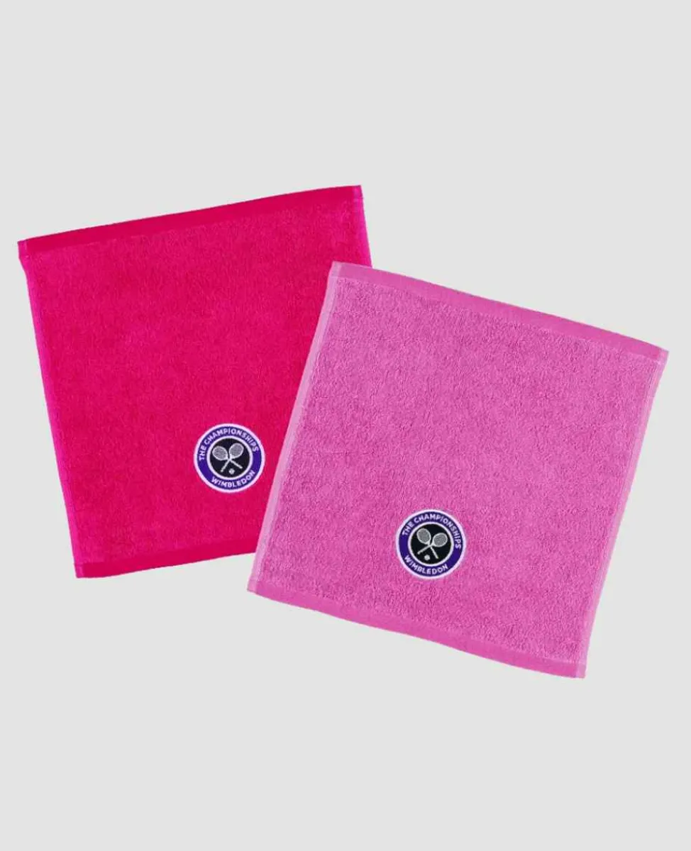 Christy Towels*Wimbledon Face Towels - Seasonal Rose & Fuchsia