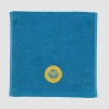 Christy Towels*Wimbledon Face Towels Turquoise & Ochre Twin Pack