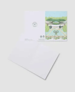 Wimbledon Stationery* Greetings Cards - Tennis In An English Garden