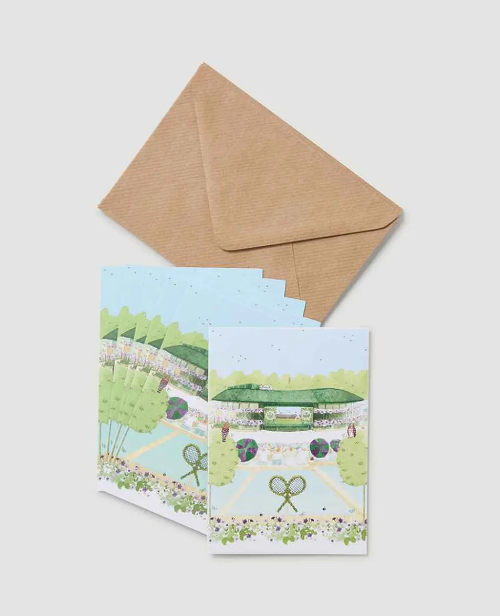 Wimbledon Stationery* Greetings Cards - Tennis In An English Garden