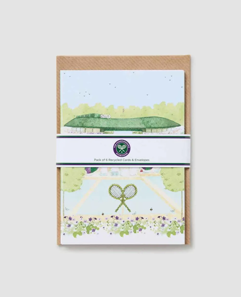 Wimbledon Stationery* Greetings Cards - Tennis In An English Garden