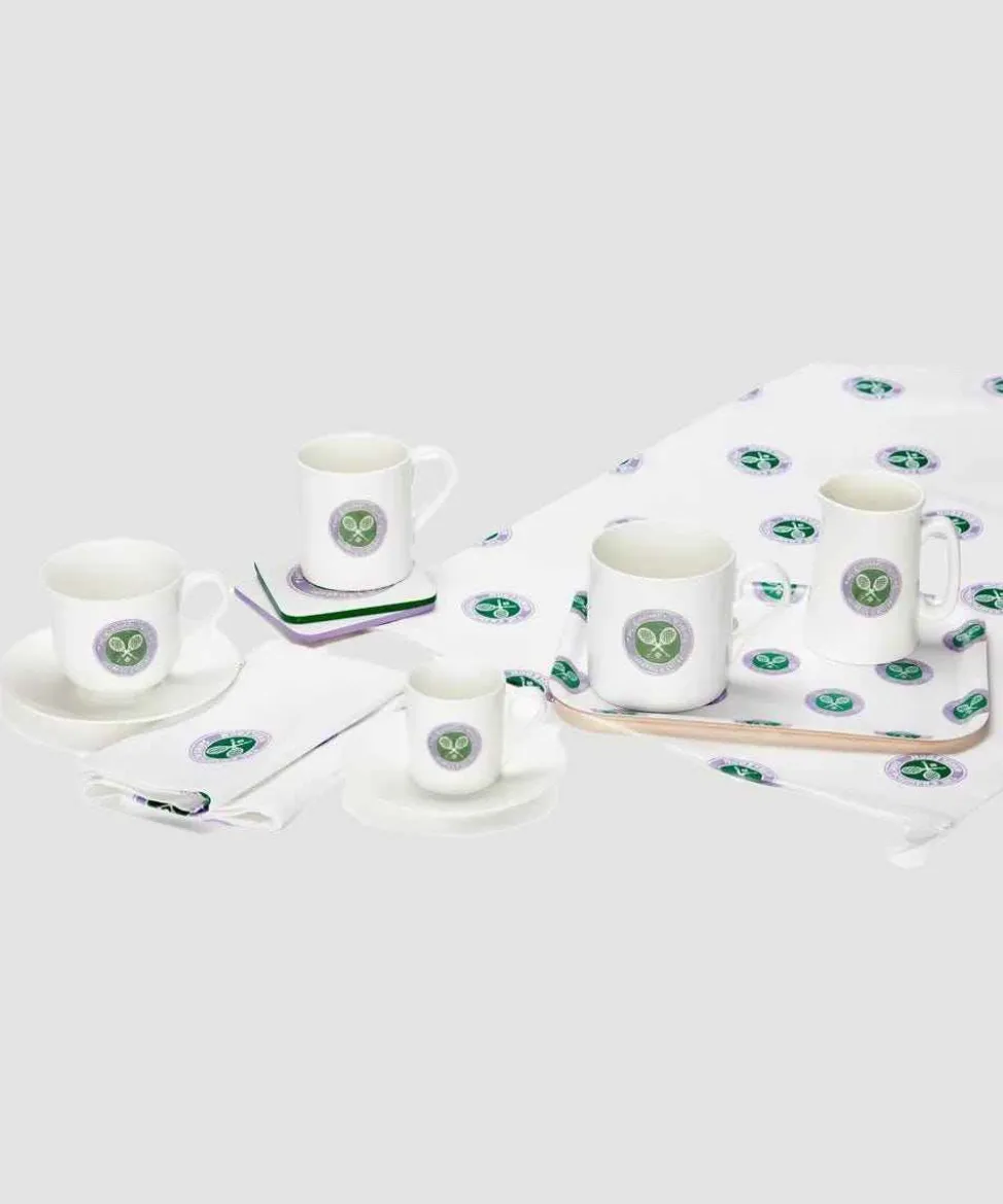 Wimbledon Collections* Illustration Logo Coasters - Set Of 4