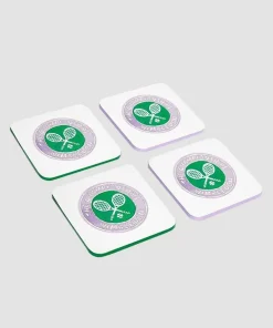 Wimbledon Collections* Illustration Logo Coasters - Set Of 4