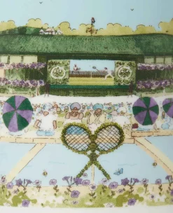 Wimbledon Tea & Coffee* Large Mug - Tennis In An English Garden