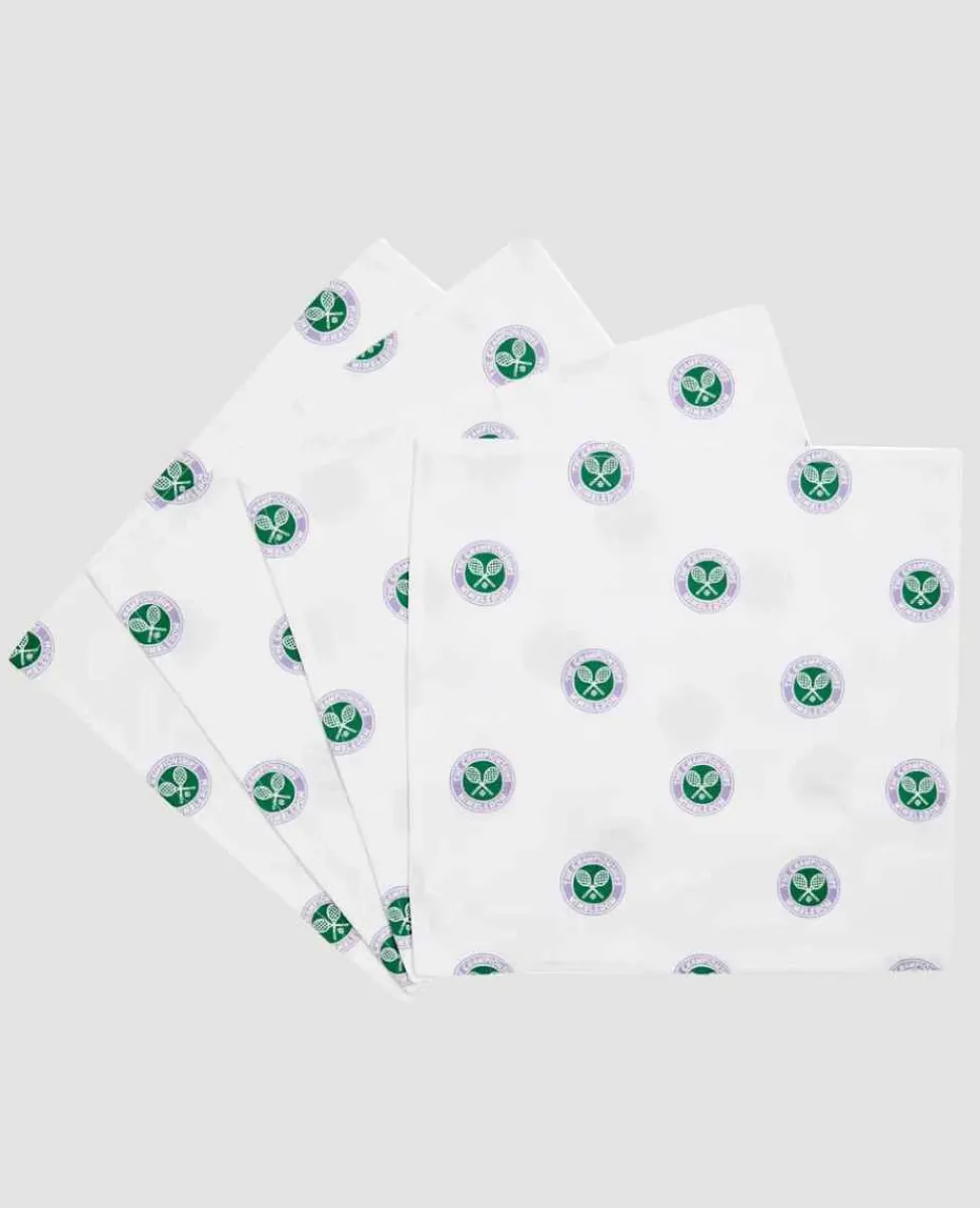 Wimbledon Collections* Logo Napkins - Set Of 4