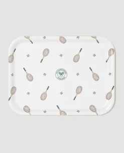 Wimbledon Tea & Coffee* Rackets Printed Tea Tray