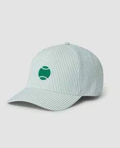 Wimbledon Headwear* Seersucker Cap - Green