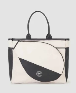 Wimbledon Totes* Sw19 Tennis Tote Bag - Cream