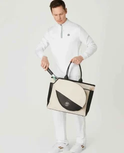 Wimbledon Totes* Sw19 Tennis Tote Bag - Cream