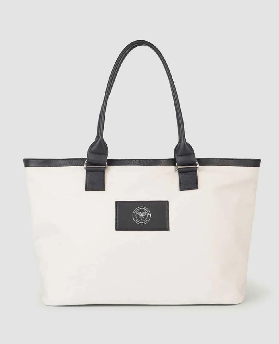 Wimbledon Totes* Sw19 Tote Bag - Cream