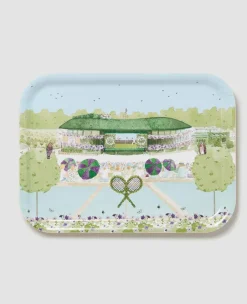 Wimbledon Kitchen* Tea Tray - Tennis In An English Garden