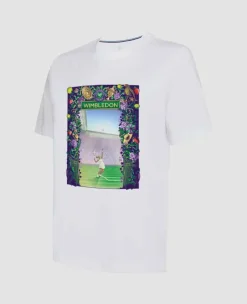 Wimbledon Tops & T-Shirts*Womens 2023 Poster T-Shirt - White