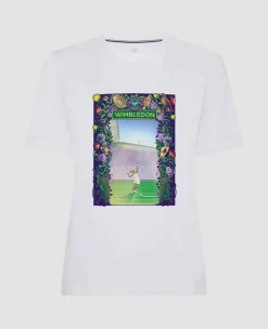 Wimbledon Tops & T-Shirts*Womens 2023 Poster T-Shirt - White