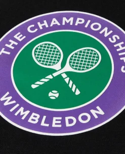 Wimbledon Tops & T-Shirts*Womens Championships Logo T-Shirt - Black