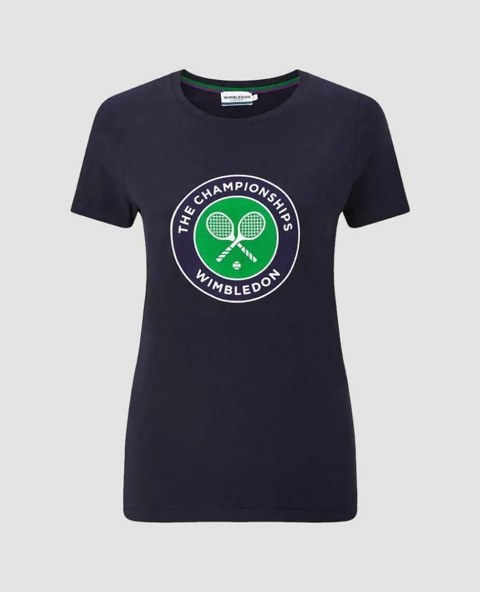Wimbledon Tops & T-Shirts*Women's Championships Logo T-Shirt - Midnight