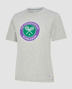 Wimbledon Tops & T-Shirts*Womens Championships Logo T-Shirt - Grey