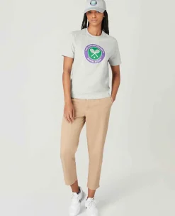 Wimbledon Tops & T-Shirts*Womens Championships Logo T-Shirt - Grey