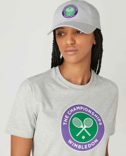 Wimbledon Tops & T-Shirts*Womens Championships Logo T-Shirt - Grey