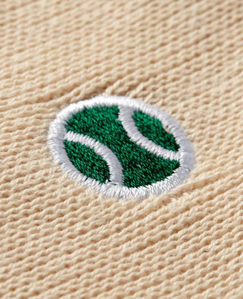 Wimbledon Sweatshirts*Womens Collared Open Neck Sweater