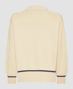 Wimbledon Sweatshirts*Womens Collared Open Neck Sweater