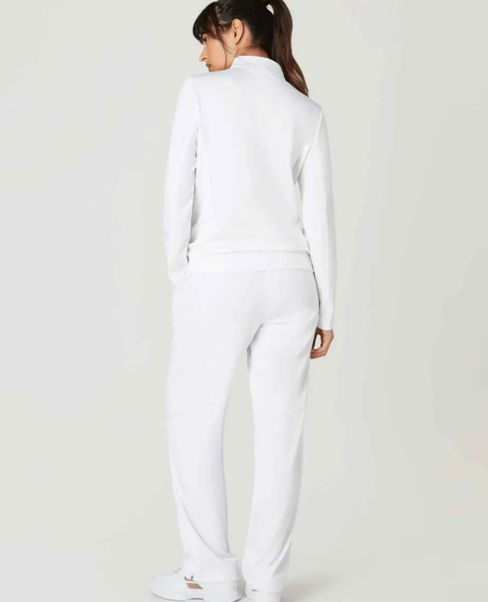 Wimbledon Sport*Womens Core Performace 1/4 Zip Training Top - White