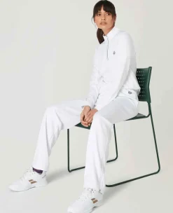 Wimbledon Sport*Womens Core Performace 1/4 Zip Training Top - White