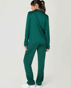 Wimbledon Sport*Womens Core Performance 1/4 Zip Training Top - Green