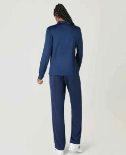 Wimbledon Sport*Womens Core Performance 1/4 Zip Training Top - Navy